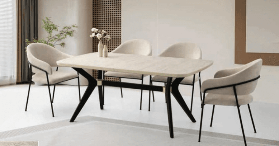 Set Tavoline Travertine - Imazh 1